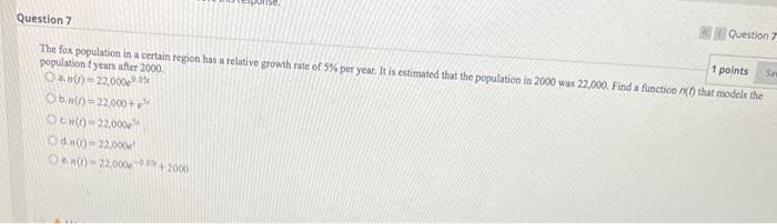 Solved The fox population in a certain region has a relative | Chegg.com