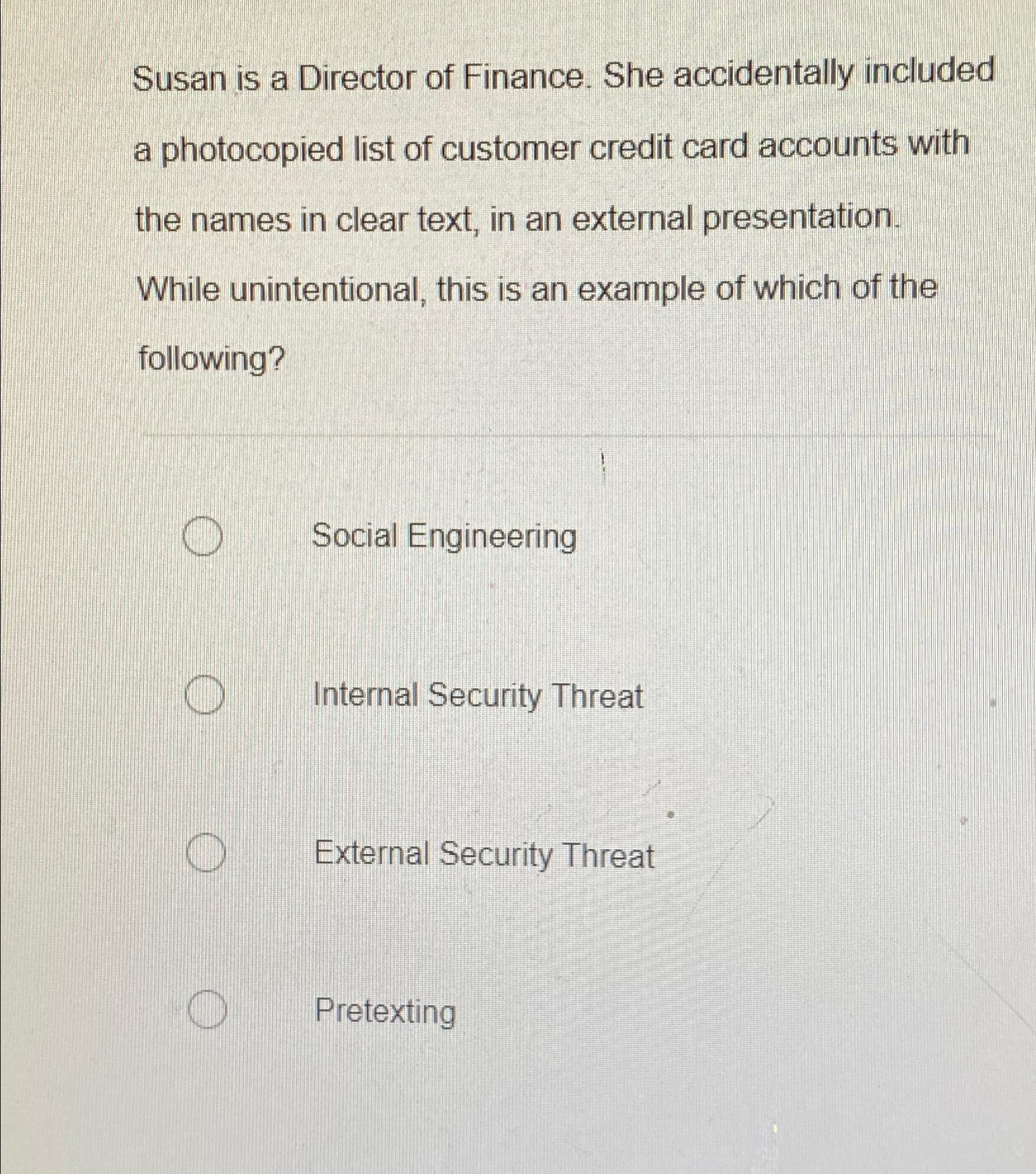 solved-susan-is-a-director-of-finance-she-accidentally-chegg