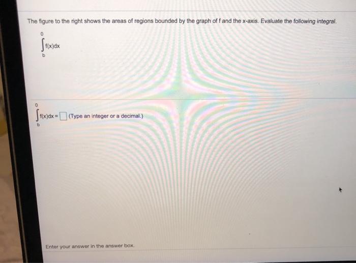 Solved The figure to the right shows the area of regions | Chegg.com