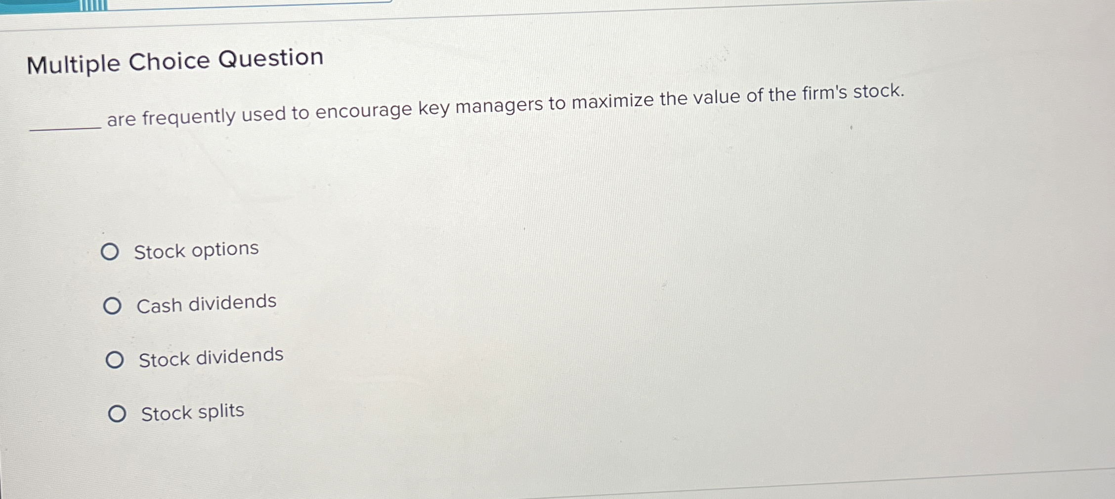 Solved Multiple Choice Question are frequently used to | Chegg.com