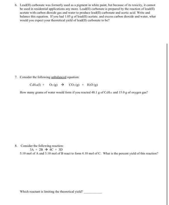 Solved 1. If you have 13.1 g of iron(III) chromate, how many | Chegg.com