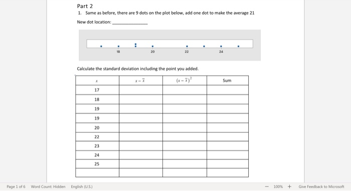 Solved Deviations: The deviation is the distance of a data | Chegg.com