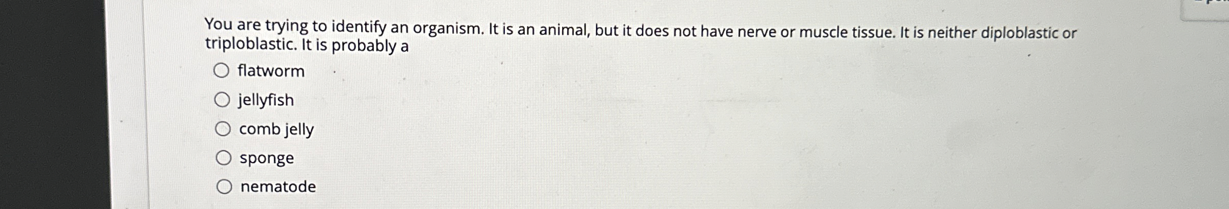 Solved You are trying to identify an organism. It is an | Chegg.com