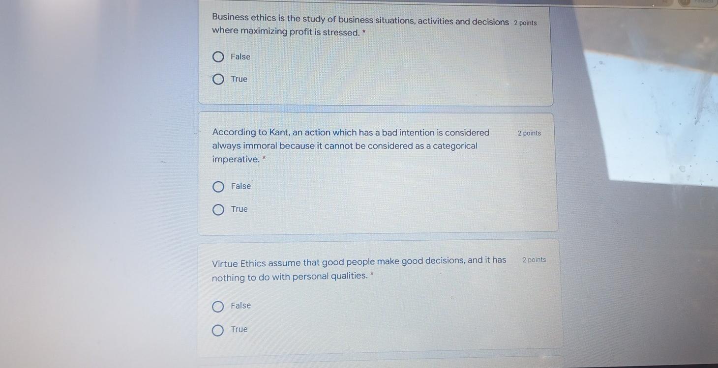 Solved Business ethics is the study of business situations, | Chegg.com