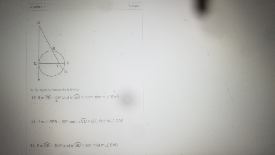 Solved Question 4 31.25 pts E C D Use the figure to answer | Chegg.com