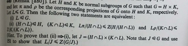 Solved Lagu Let H And K Be Normal Subgroups Of G Such Chegg Com