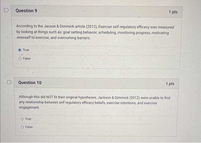 Solved Jackson and Dimmock (2012) - When working hard and | Chegg.com