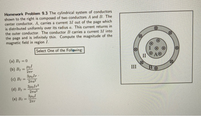 Solved Homework Problem 9.3 The Cylindrical System Of | Chegg.com