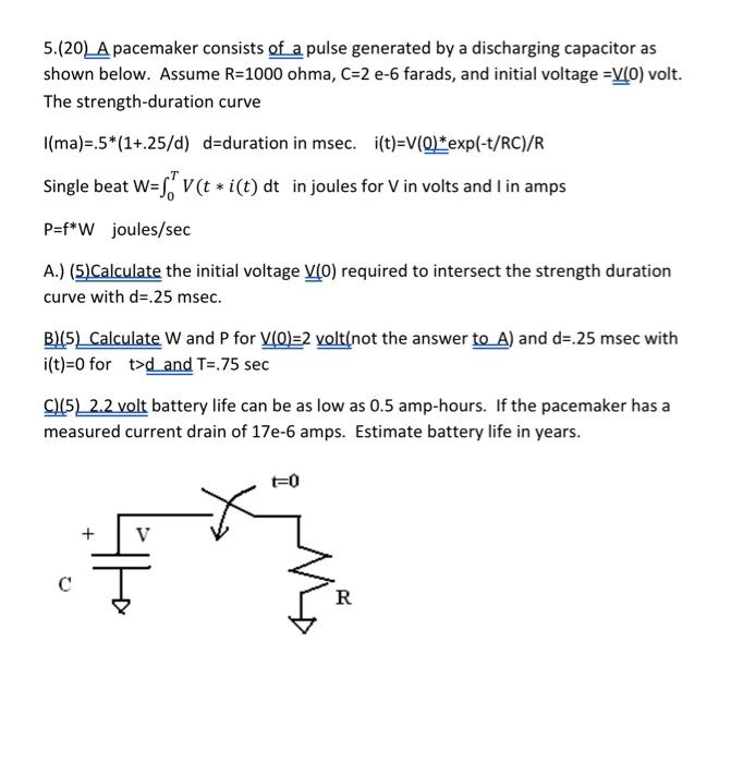 Calculate joules from clearance volts and amps