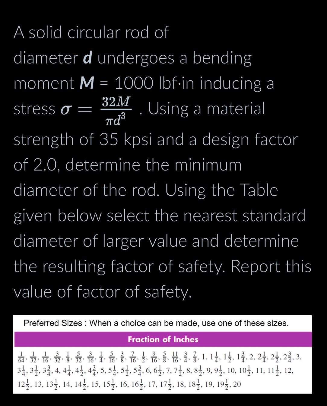 Solved A solid circular rod of diameter d ﻿undergoes a | Chegg.com