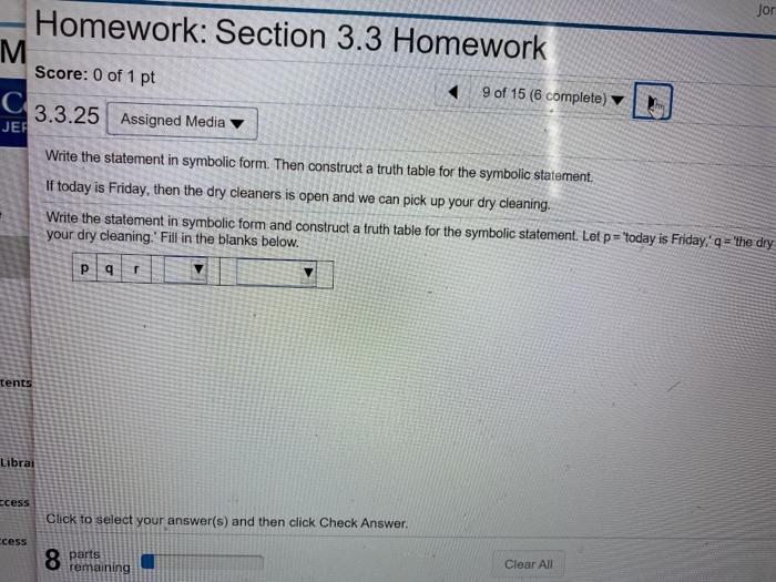 homework questions section 3