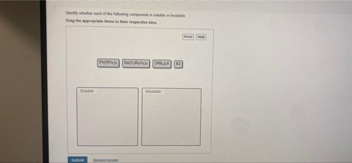 Solved Identify whether each of the following compounds in | Chegg.com