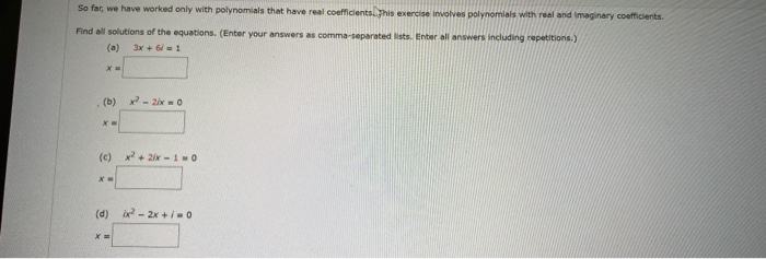 Solved So far we have worked only with polynomials that Chegg