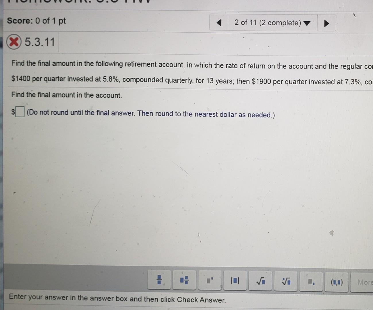 Solved I have tried to solve this problem for an hr now and | Chegg.com