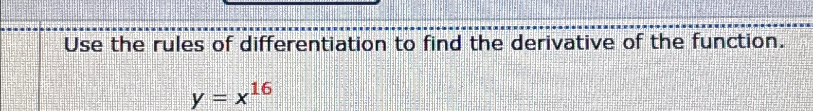 Solved Use the rules of differentiation to find the | Chegg.com