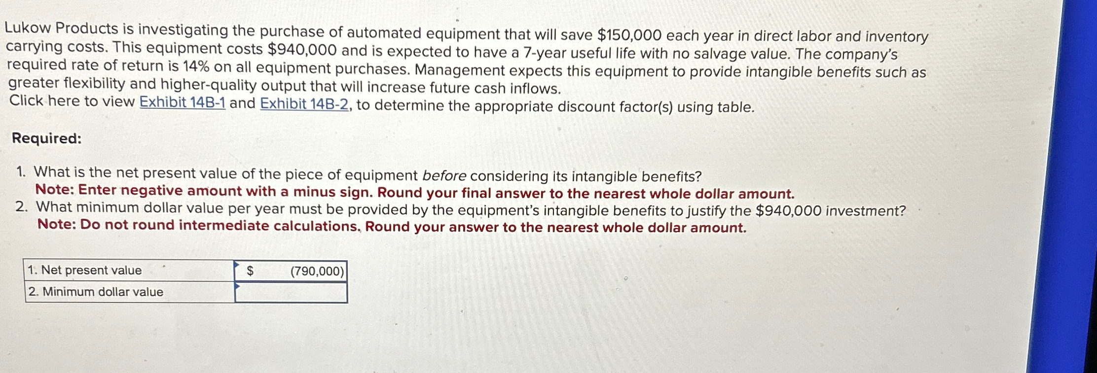 Solved Lukow Products is investigating the purchase of | Chegg.com