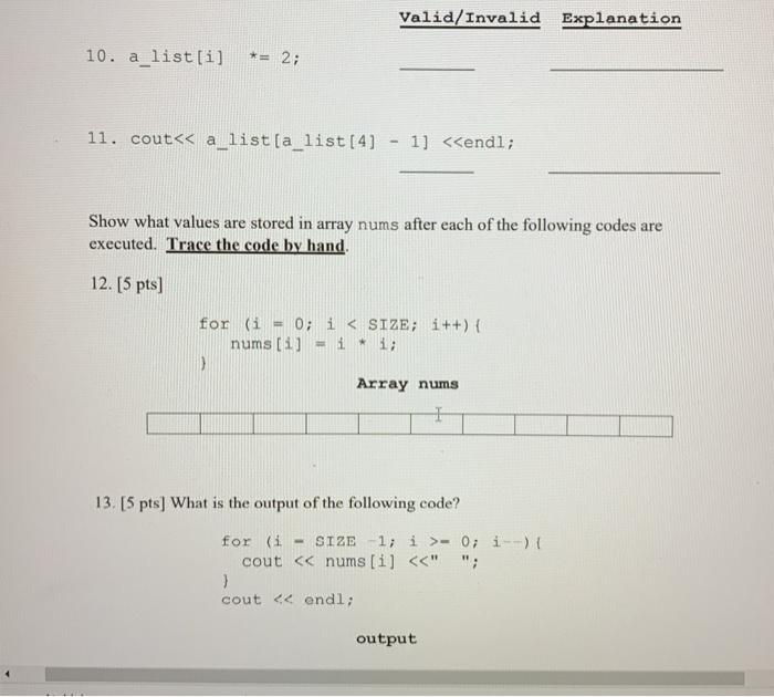 Solved Consider the following declarations in the function | Chegg.com