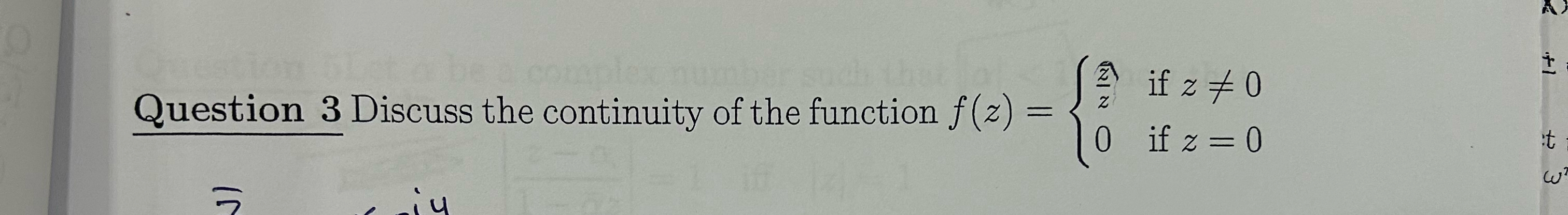 Solved Discuss the continuity of the function | Chegg.com