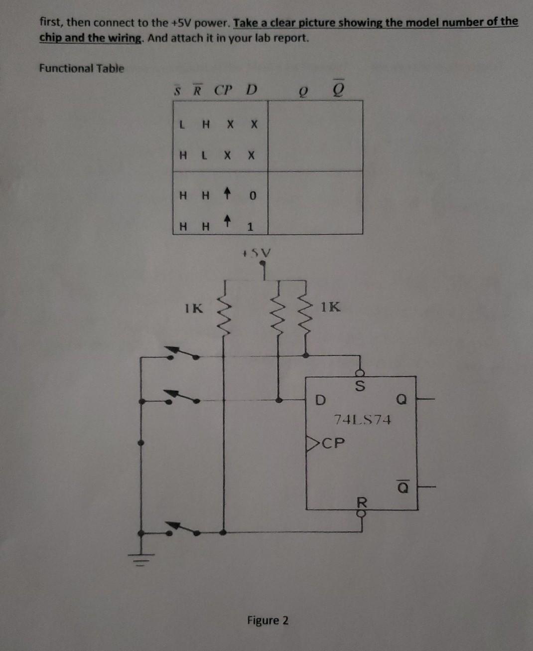 Solved Objectives: To test operation of 74LS74 and 74LS76 | Chegg.com