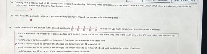 Solved replacement. Round your answer to four decimal | Chegg.com