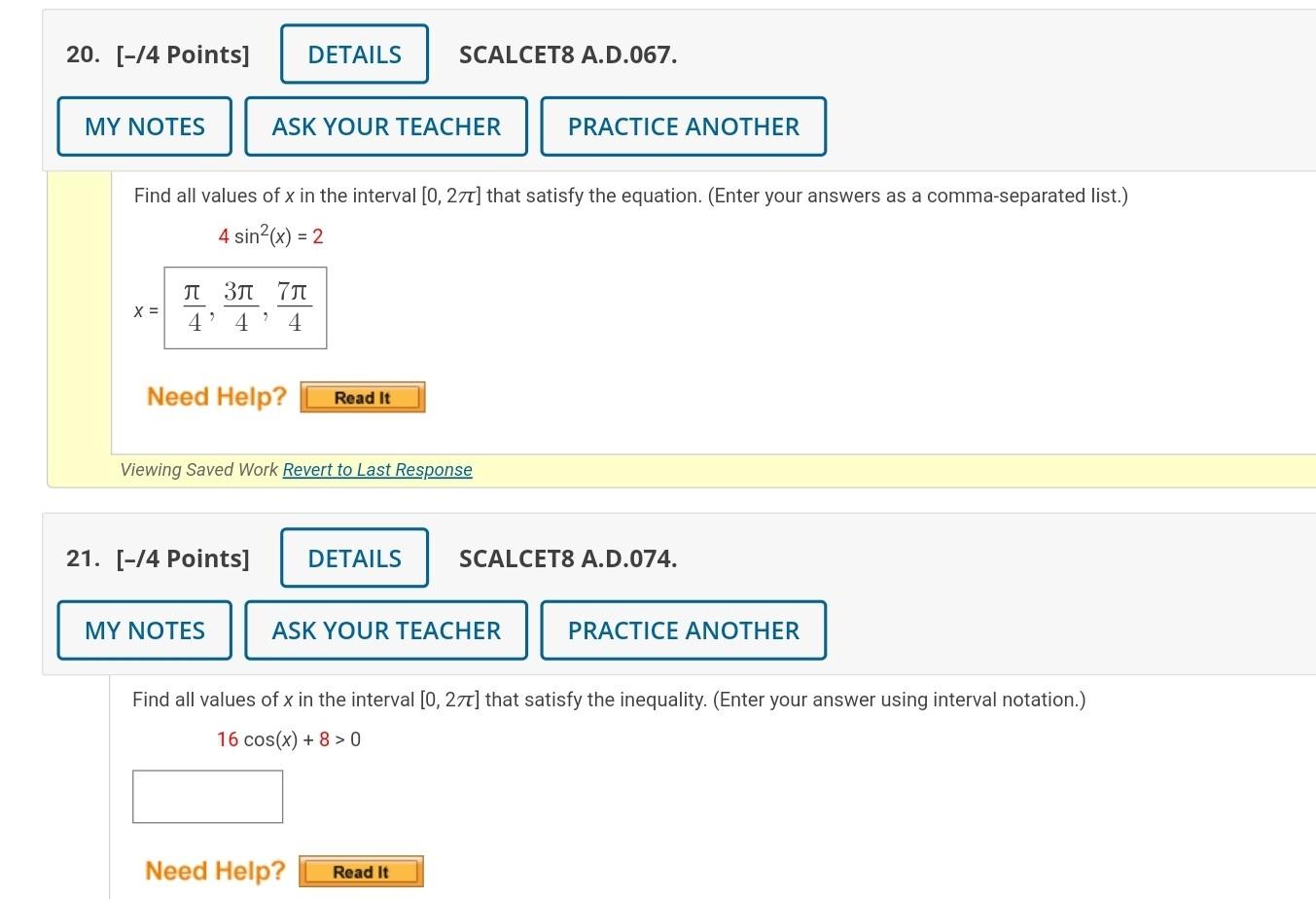 Solved I need to know I'd the first one is right and I need | Chegg.com