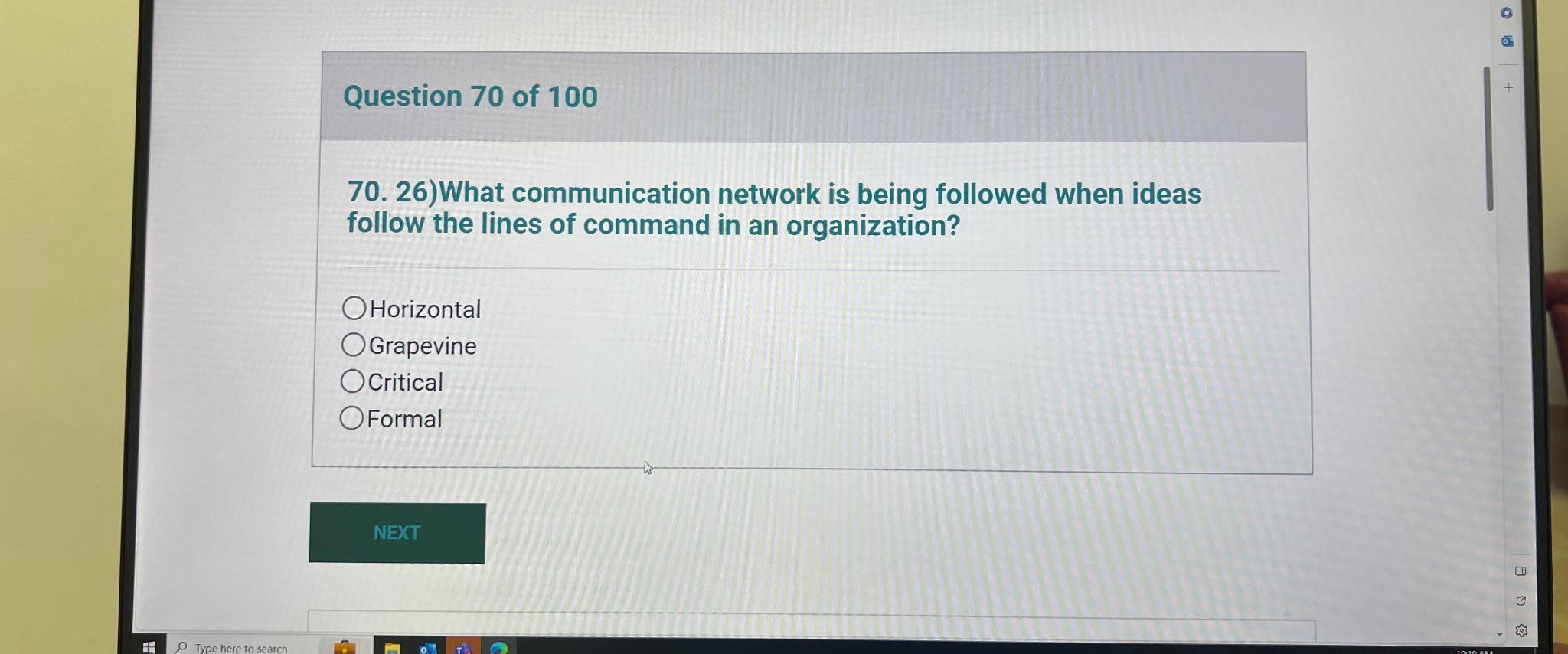 Solved Question 70 ﻿of 10070. 26)What communication network | Chegg.com