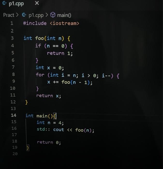 Solved (C++)I just need you to trace and explain step by | Chegg.com