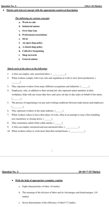 Solved Question No. 1; 15x1 = 5 Marks Multiple choice | Chegg.com