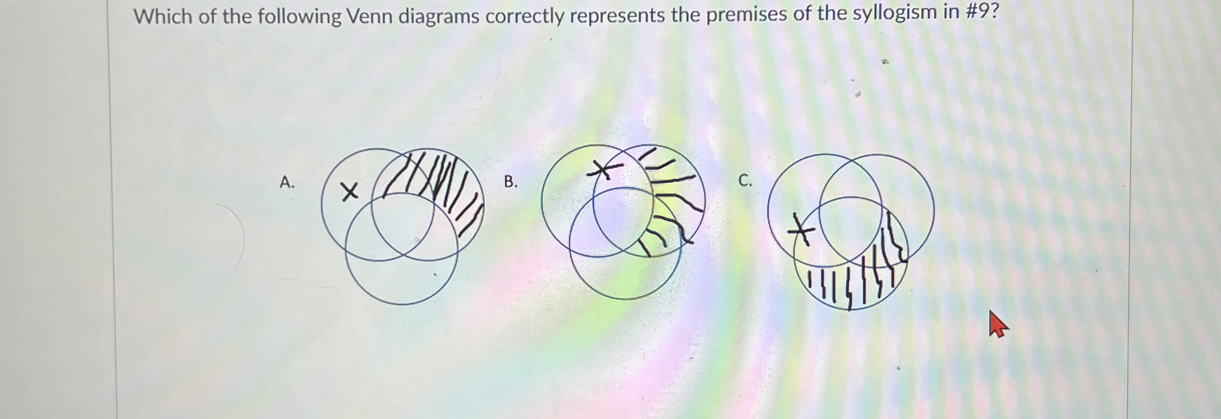 Which Of The Following Venn Diagrams Correctly | Chegg.com