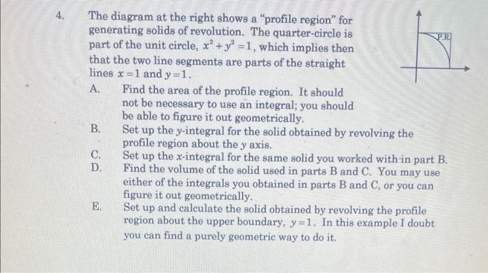 Solved 308. The diagram at right shows the shadow PQ that is