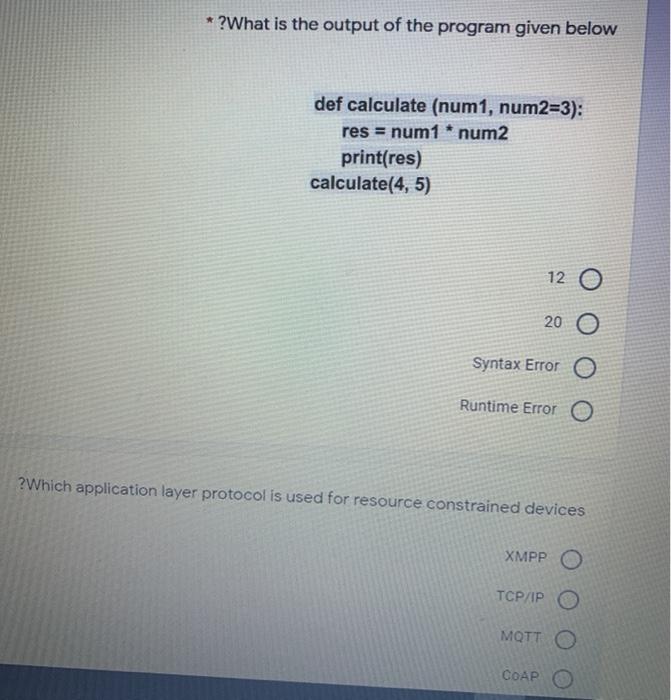 Solved * ?What is the output of the program given below def