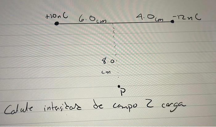 Calule intasicar de compo 2 carga | Chegg.com