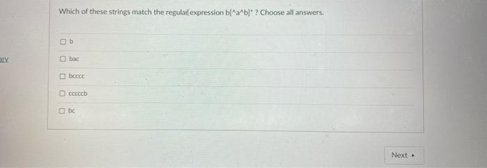 Solved Which of these strings match the regular expression | Chegg.com