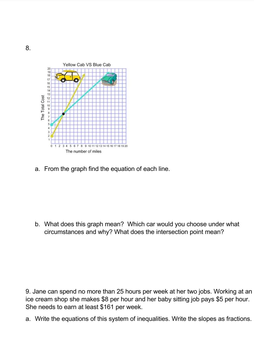 Solved 6. If you drive at a constant speed of 65 miles/hour