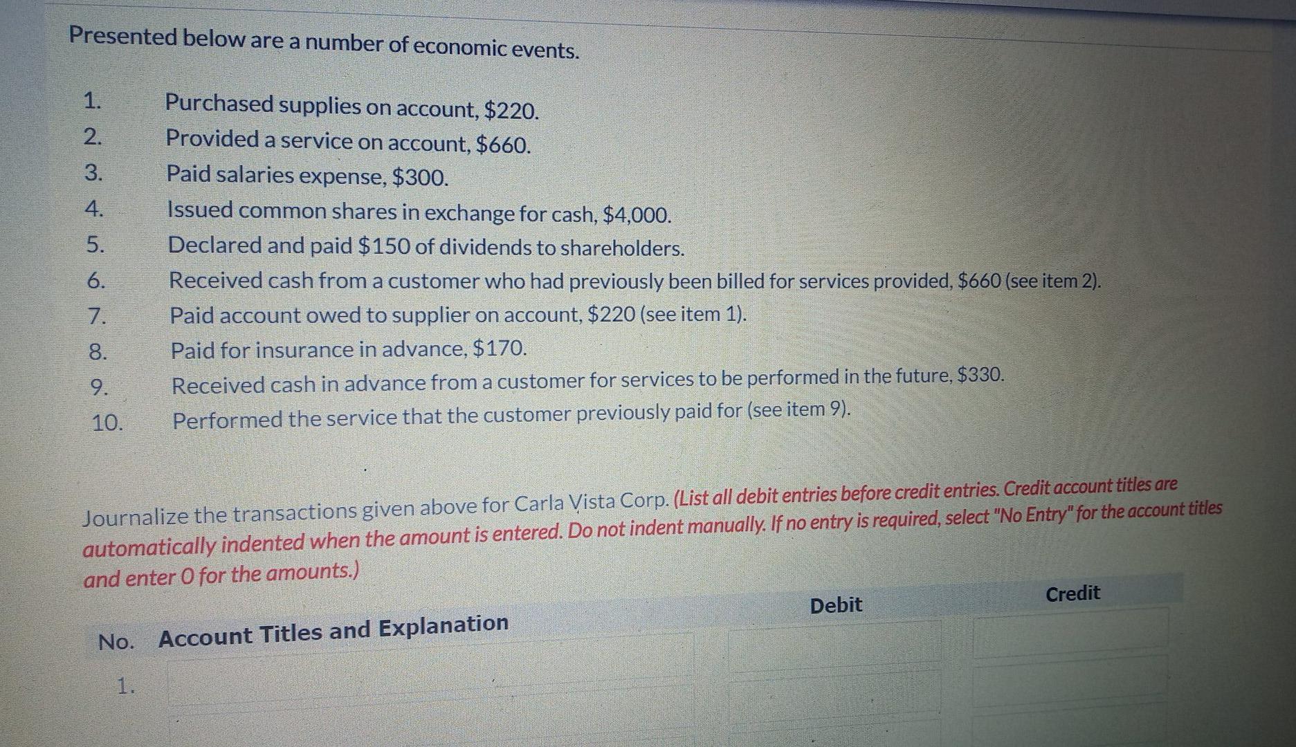 solved-presented-below-are-a-number-of-economic-events-1-chegg