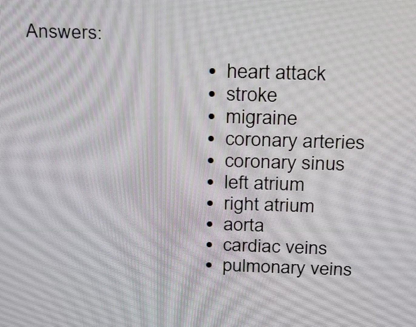 Answers: