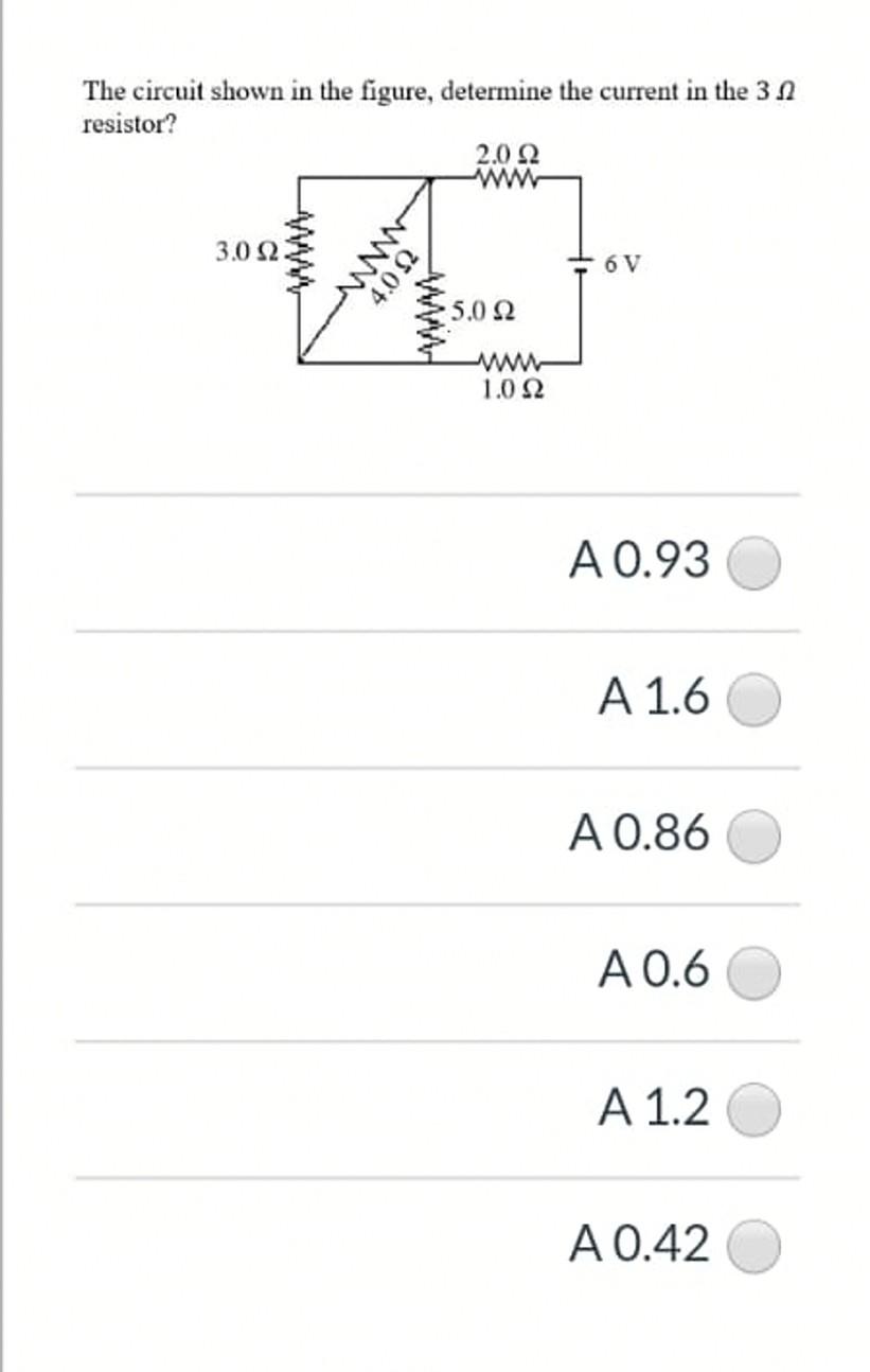 Solved The circuit shown in the figure, determine the | Chegg.com