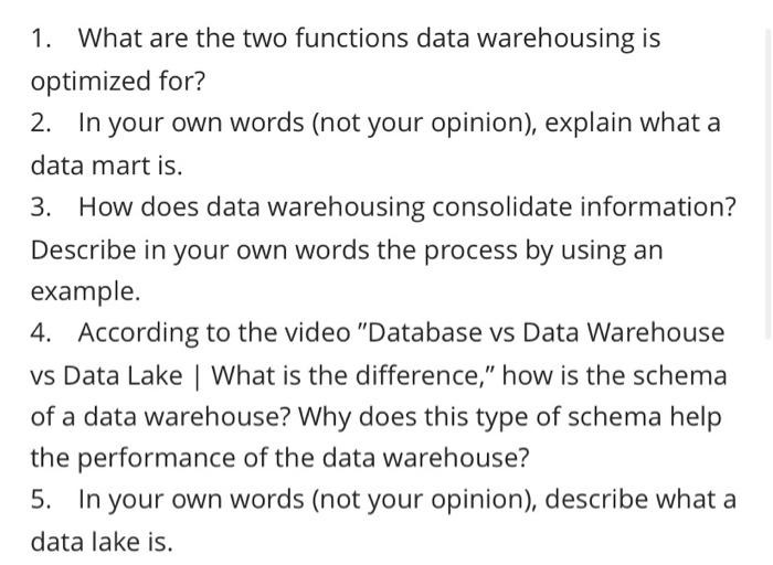 functions of warehousing