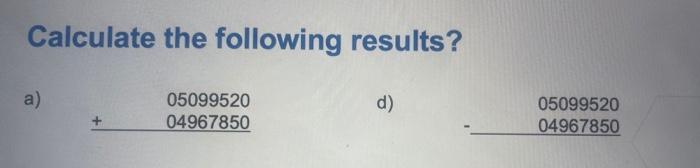 Solved Floating Point Calculations : name subject : Computer | Chegg.com