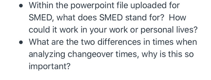 Solved Process Performance Measures 67 CHAPTER QUESTIONS 1. | Chegg.com