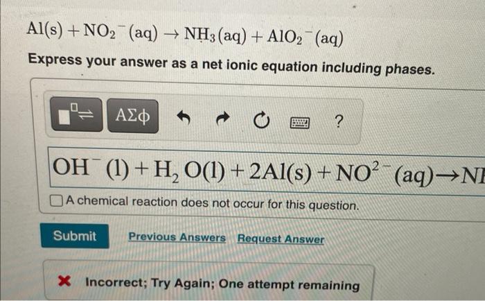 Solved Write The Net Ionic Equations For The Following