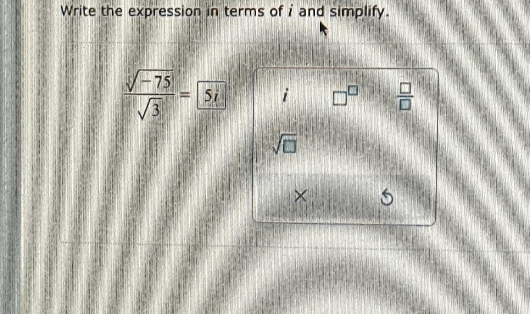 solved-write-the-expression-in-terms-of-i-and-chegg