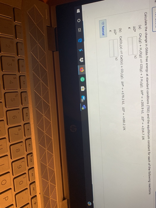 Solved Calculate the change in Gibbs free energy at standard | Chegg.com