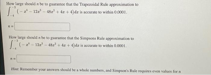 Solved Use the Trapezoidal Rule, the Midpoint Rule, and | Chegg.com