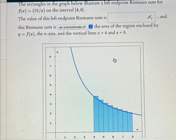 Solved The rectangles in the graph below illustrate a left | Chegg.com