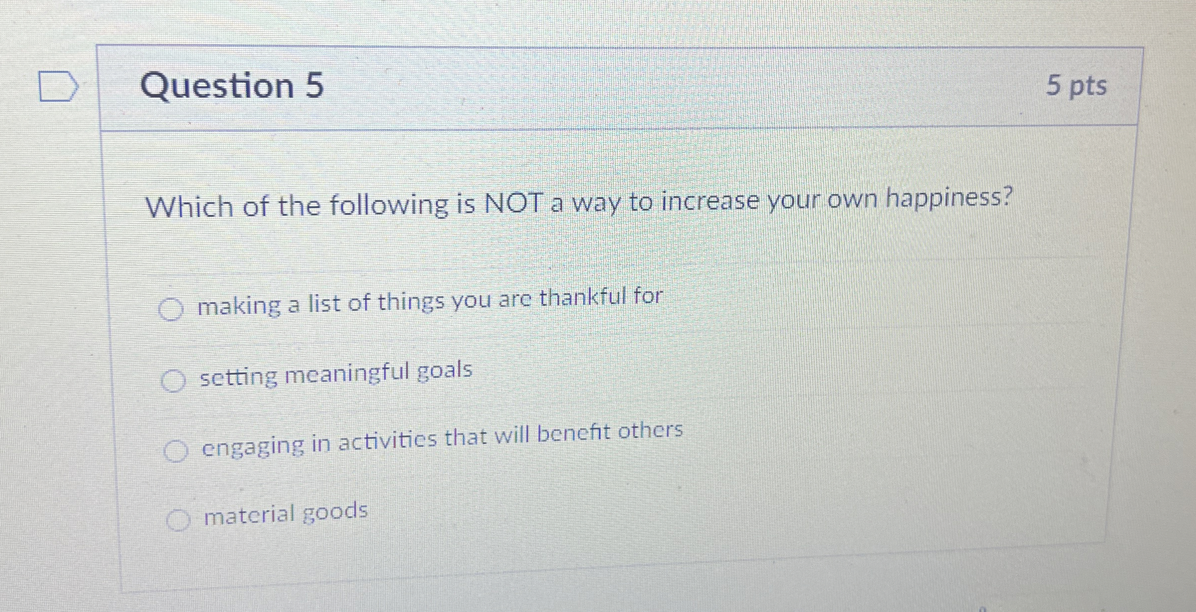 Solved Question 55 ﻿ptsWhich of the following is NOT a way | Chegg.com