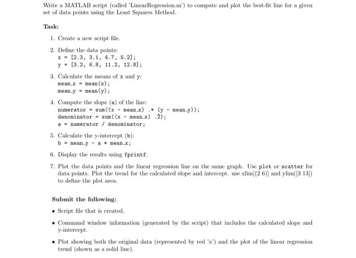 Solved share the script create a matlab script that does | Chegg.com image.