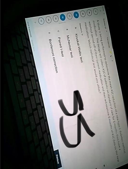 Solved A study ts being performed to detectine the mean AlC