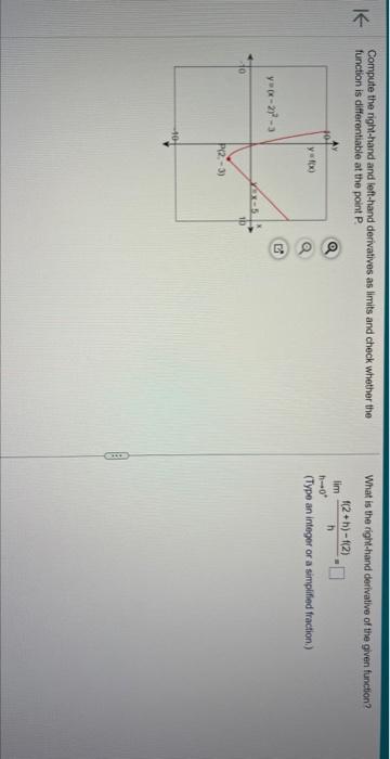 right hand derivative of modulus function