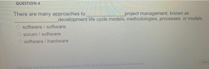 Solved There are many approaches to roject management, known | Chegg.com